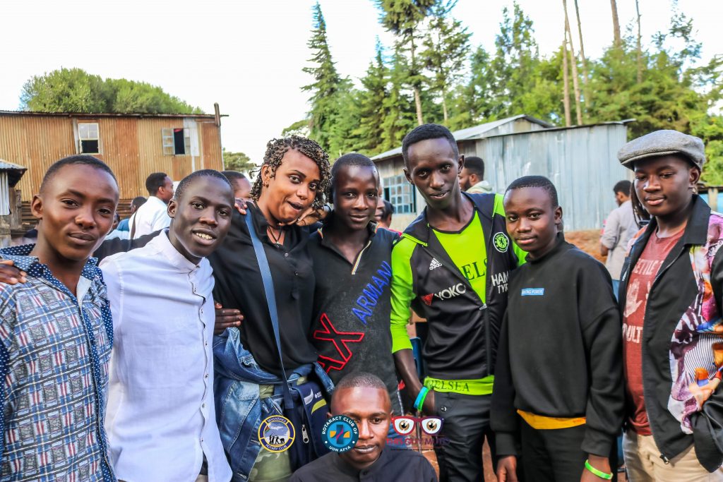 Some of the streetnizers' boys during chapati forum 2019
