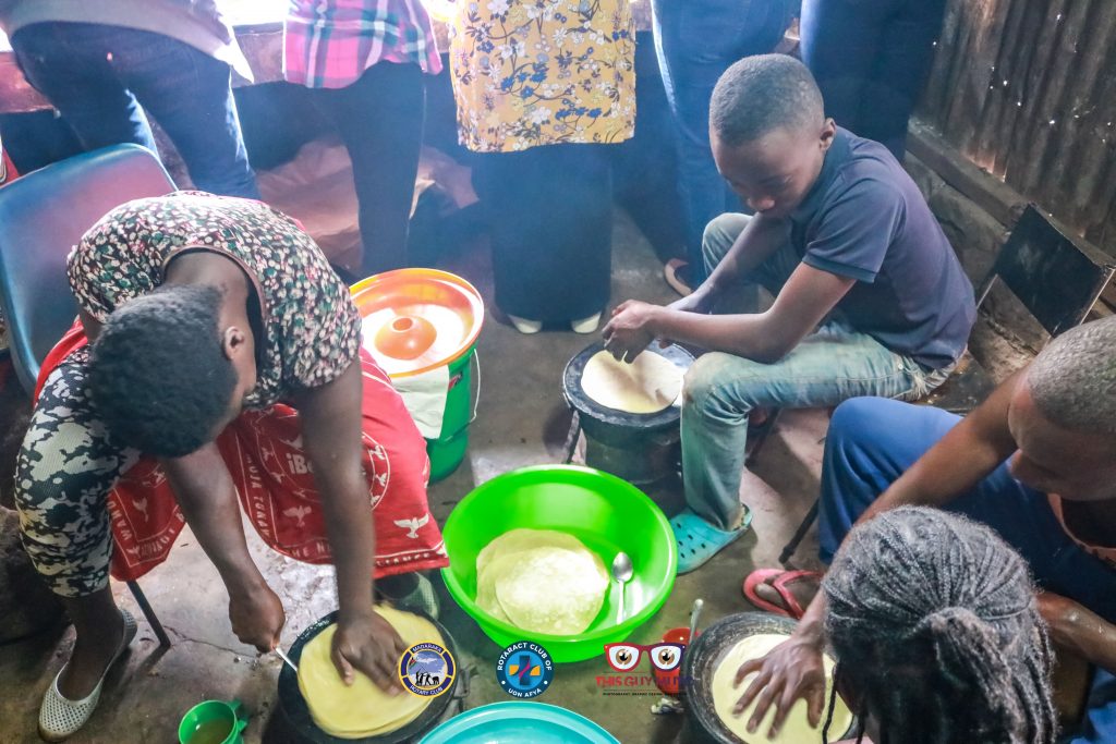 Preparing the food during chapati forum 2019