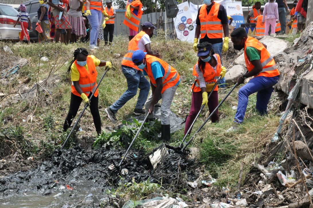 Cleaning River Athi