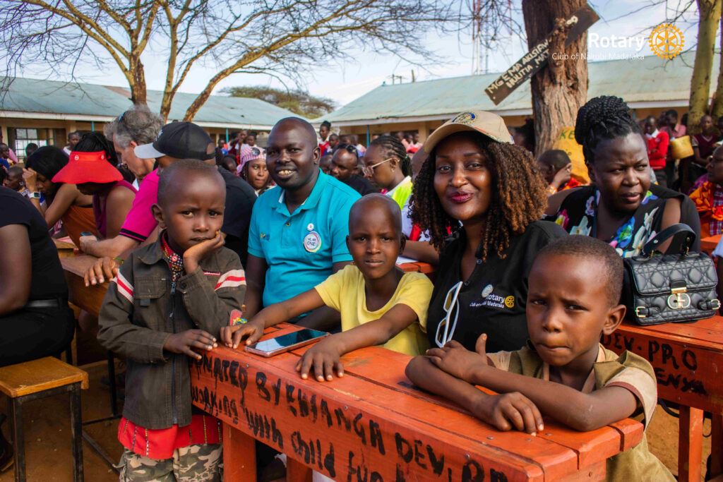 Rotary Club of Nairobi Madaraka - Oldorko Mosiro Primary Donation