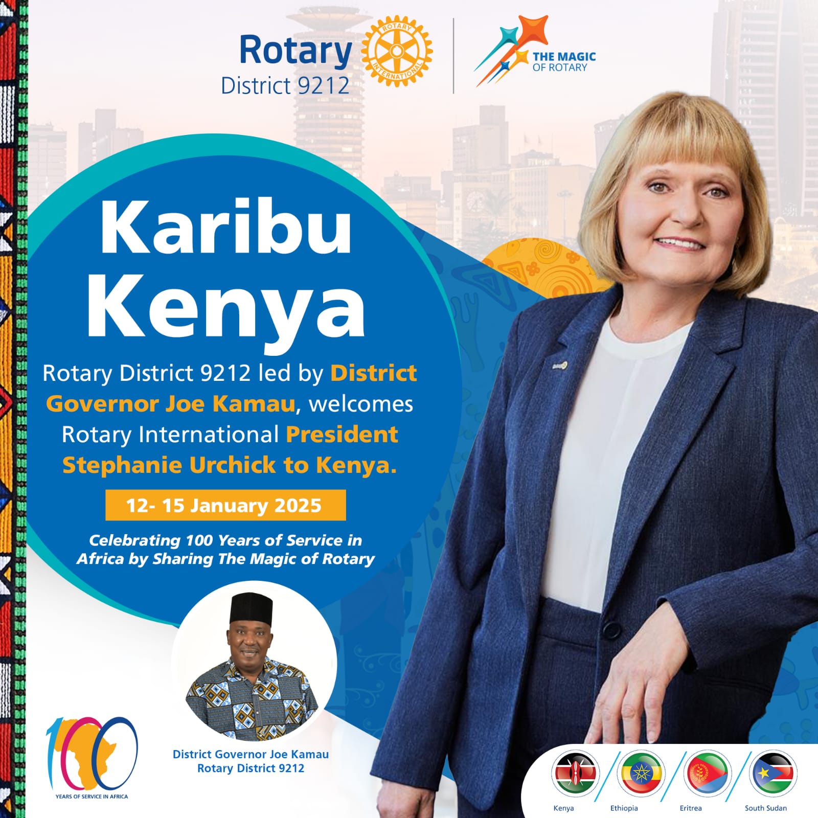 Welcome to Kenya RI President